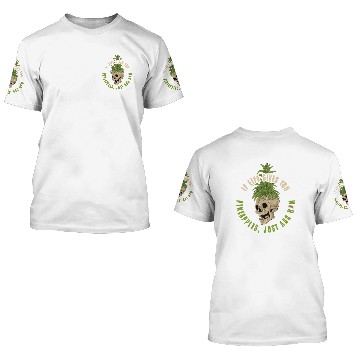 Discover Pineapple Skull Funny Pineapple Gift 3D T Shirts