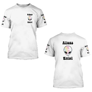 Discover B182 aliens exist 3D T Shirts