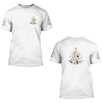 Discover Boba Tea Bubble Tea Christmas Tree 3D T Shirts