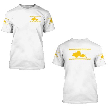 Discover asphalt builder road builder foreman construction 3D T Shirts