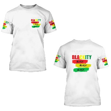 Discover AKI'm Blackity Black African American Black Power 3D T Shirts