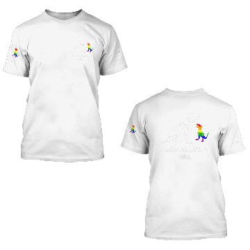 Discover Papasaurus Rex Proud LGBT Dad 2018 Pride Parade 3D T Shirts