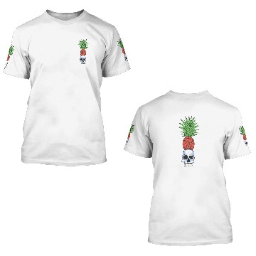 Discover Pineapple skull 3D T Shirts