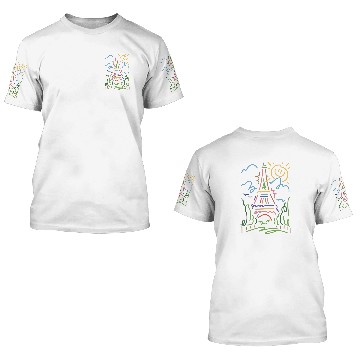 Discover Eiffel Tower Paris Hand Painted Paris France 3D T Shirts