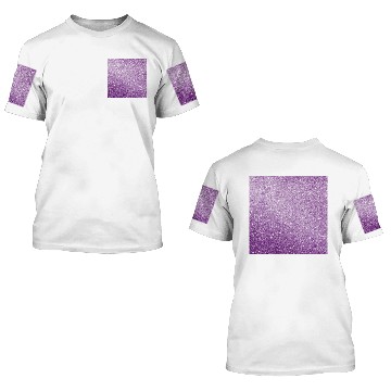 Discover Lilac Glitter Pattern 3D T Shirts