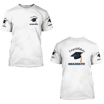 Discover Congratulations Graduate | Class of 2021 3D T Shirts