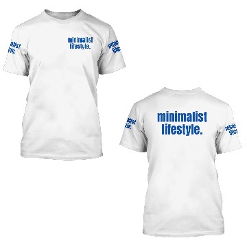 Discover minimalist lifestyle 3D T Shirts