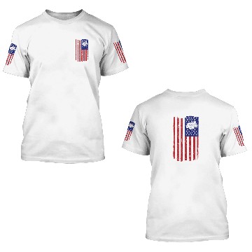 Discover Funny Lawn Mower Mowing American Flag Yard Work La 3D T Shirts