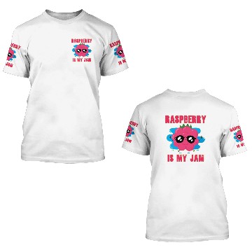 Discover Raspberry is my Jam, cool Fruit 3D T Shirts