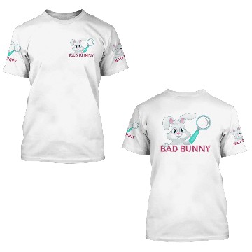 Discover bad bunny 3D T Shirts