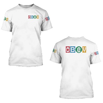 Discover Obey Big Shot Logo Funny Basic Happy Bday 3D T Shirts