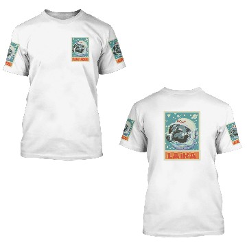 Discover Soviet Union Ussr T Astronaut Laika Dog Propaganda 3D T Shirts
