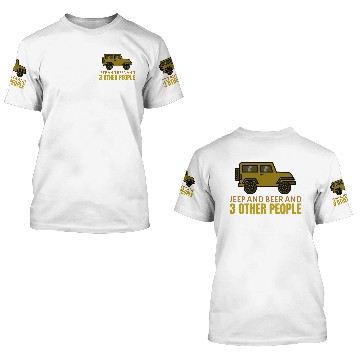 Discover jeep beer 3D T Shirts