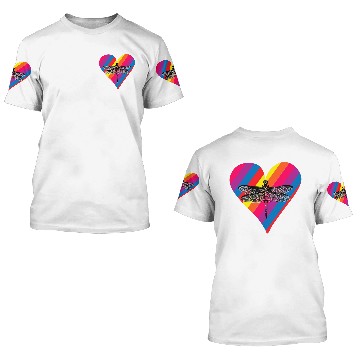 Discover dragonfly heart 3D T Shirts