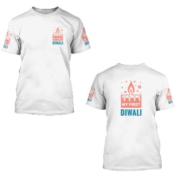 Discover my first diwali 3D T Shirts