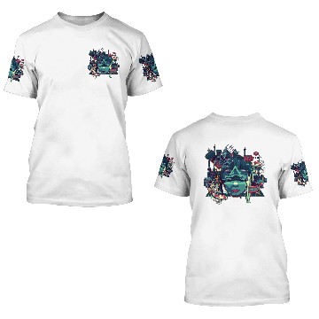 Discover ghost in the shell 3D T Shirts