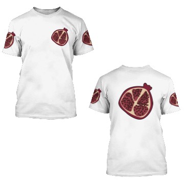 Discover pomegranate 3D T Shirts