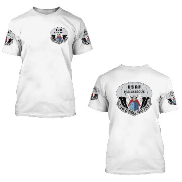 Discover Us Air Force Usaf Pararescue Pjs Unit Flash 3D T Shirts