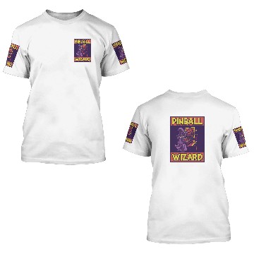 Discover Pinball Wizard Pinball Machine Arcade Game 3D T Shirts