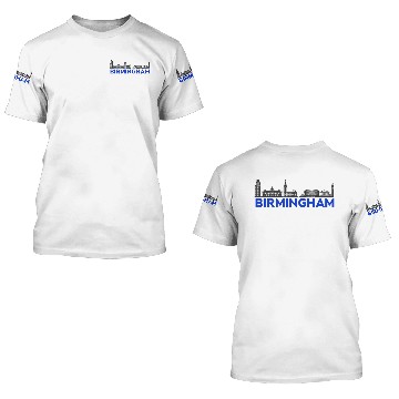 Discover Birmingham, England 3D T Shirts