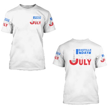 Discover bastille day 3D T Shirts