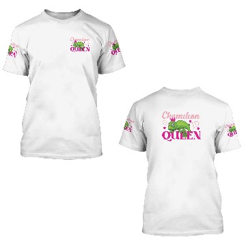 Discover Chameleon Queen 3D T Shirts