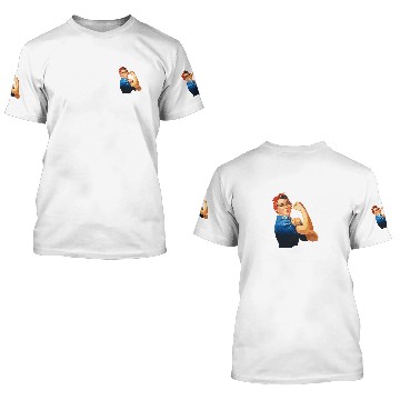 Discover Want to Armwrestle, Rosie The Riveter 3D T Shirts