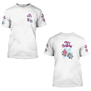 Discover Merry Christmas Balls Holiday Funny Monkey Snow Wi 3D T Shirts
