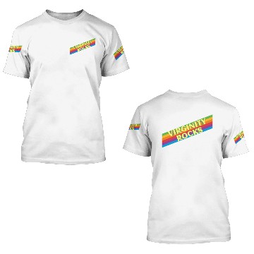 Discover virginity rocks . design 3D T Shirts