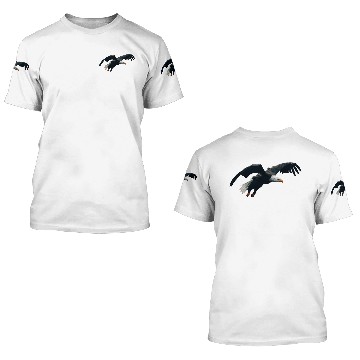 Discover Bald Eagle 3D T Shirts