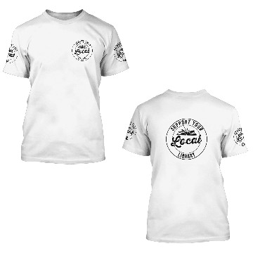 Discover support your local library 3D T Shirts