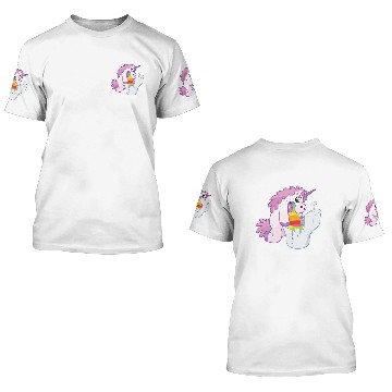 Discover Rainbow unicorn hangover 3D T Shirts