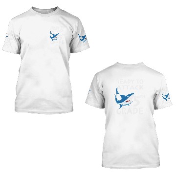 Discover Shark attack Ready To Attack 2 3D T Shirts
