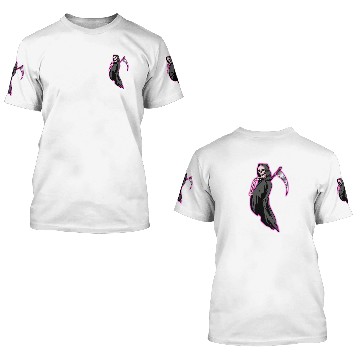 Discover Skeleton Grim Reaper Halloween v3 3D T Shirts