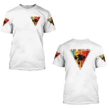 Discover Los Angeles Palm & Beach! 3D T Shirts