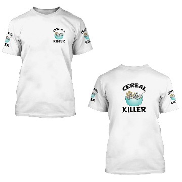 Discover Cereal Killer 3D T Shirts