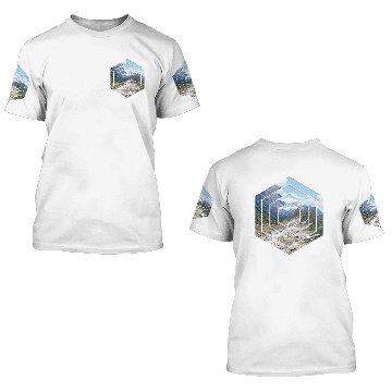 Discover Austria hiking path 3D T Shirts