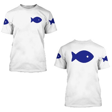 Discover Solid Fish 3D T Shirts