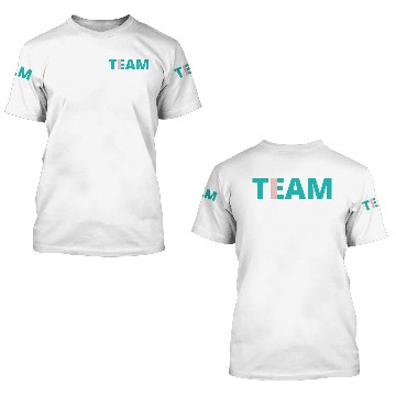 Discover I in Team Single Word Design Self Reflective 3D T Shirts