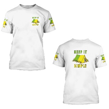 Discover Keep it Simple 3D T Shirts