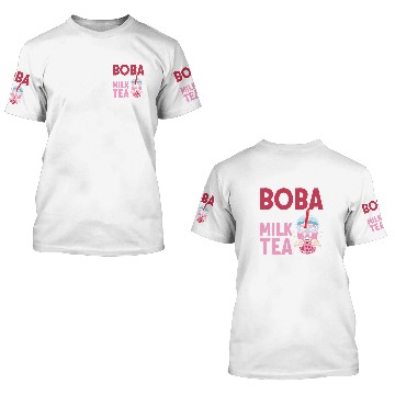 Discover Boba Milk Tea Bubble Tea 3D T Shirts