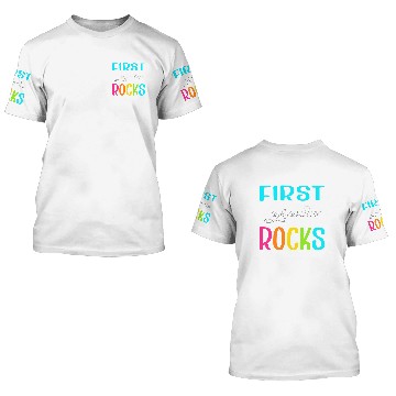 Discover First Grade Rocks Back To School 3D T Shirts