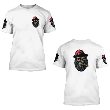 Discover gangster gorilla 3D T Shirts