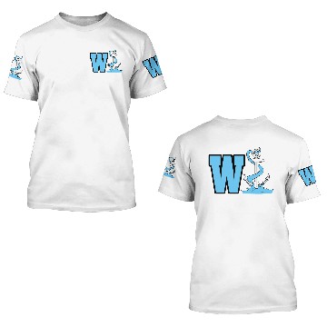 Discover W Anchor 3D T Shirts