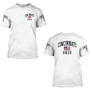 Discover Cincinnati Ohio 3D T Shirts