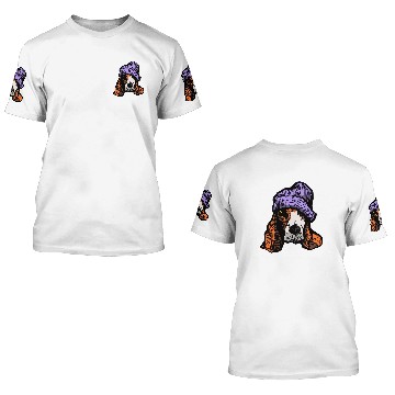 Discover cool orange dog 3D T Shirts