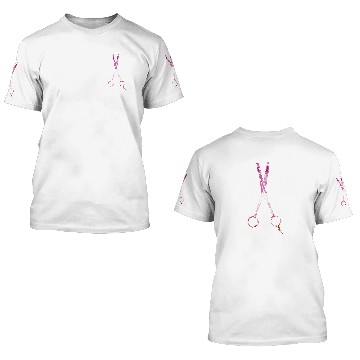 Discover Lesbian Scissors Orange Pink Lesbian Pride 3D T Shirts