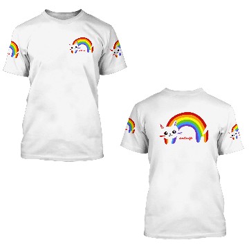 Discover Cat Rainbow Catnip 3D T Shirts