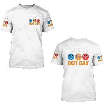 Discover Happy dot day 3D T Shirts