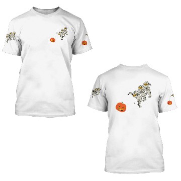 Discover Skeleton Riding Mummy Dinosaur 3D T Shirts